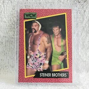 5/$20 Excellent 1991 Impel Steiner Brothers WCW Wrestling Card 115!!